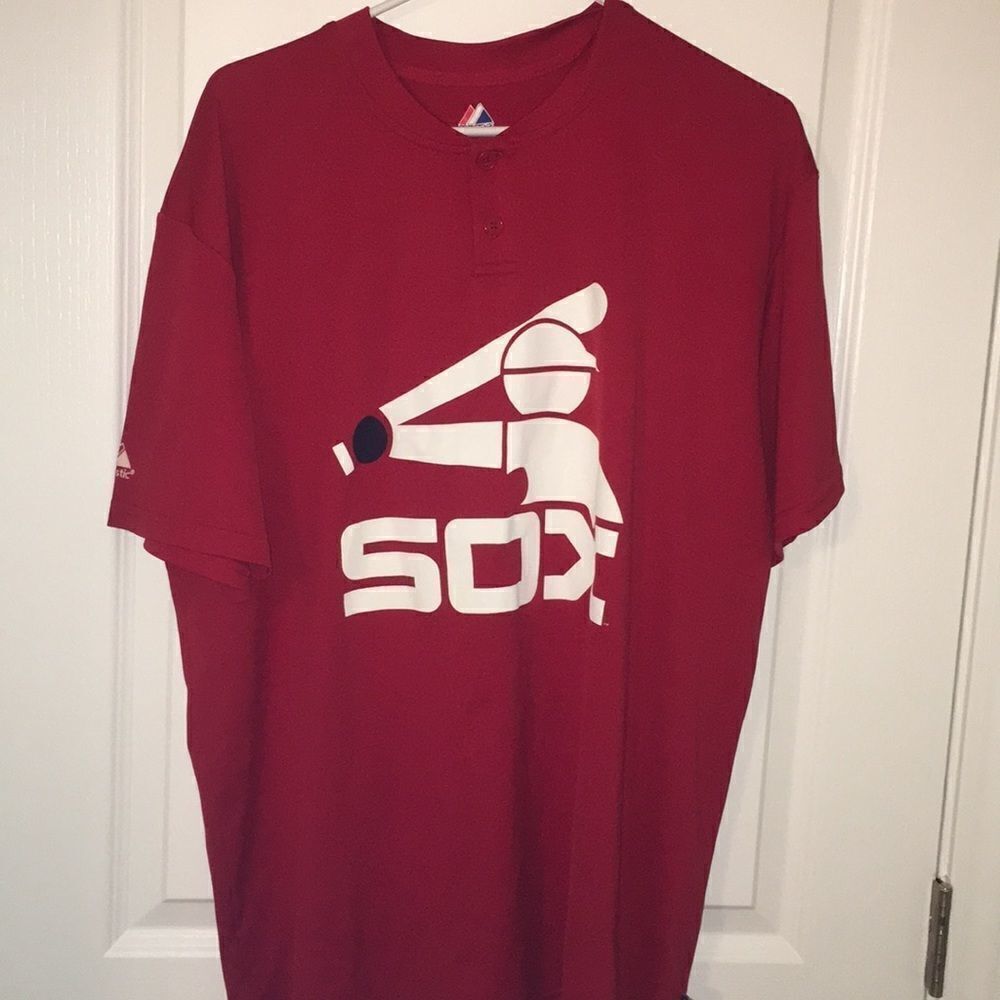 Boston red Sox navy blue poly practice batting Coolbase Jersey shirt XL men’s